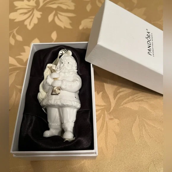 Pandora White Santa Ornament - Picture 4 of 8